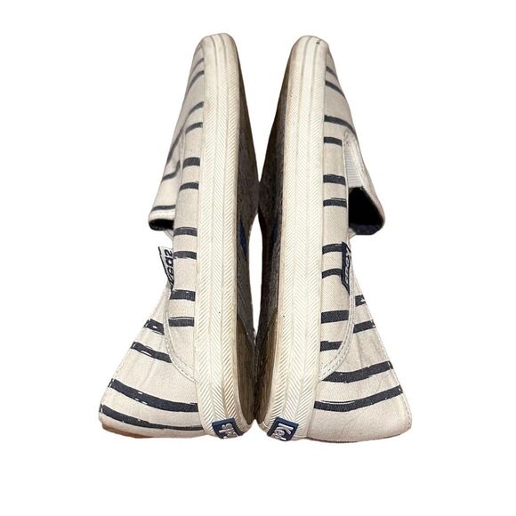 Keds blue and white striped canvas slip on Women’s size 7 - Picture 3 of 7
